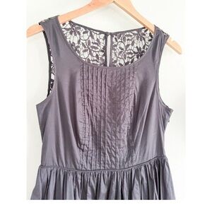 Anthropologie moulinette soeurs navy blue dress